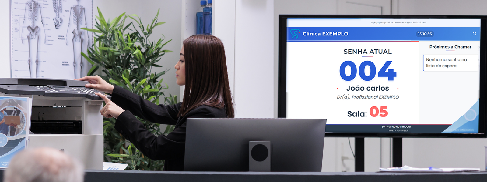 Gerencie a fila de atendimento